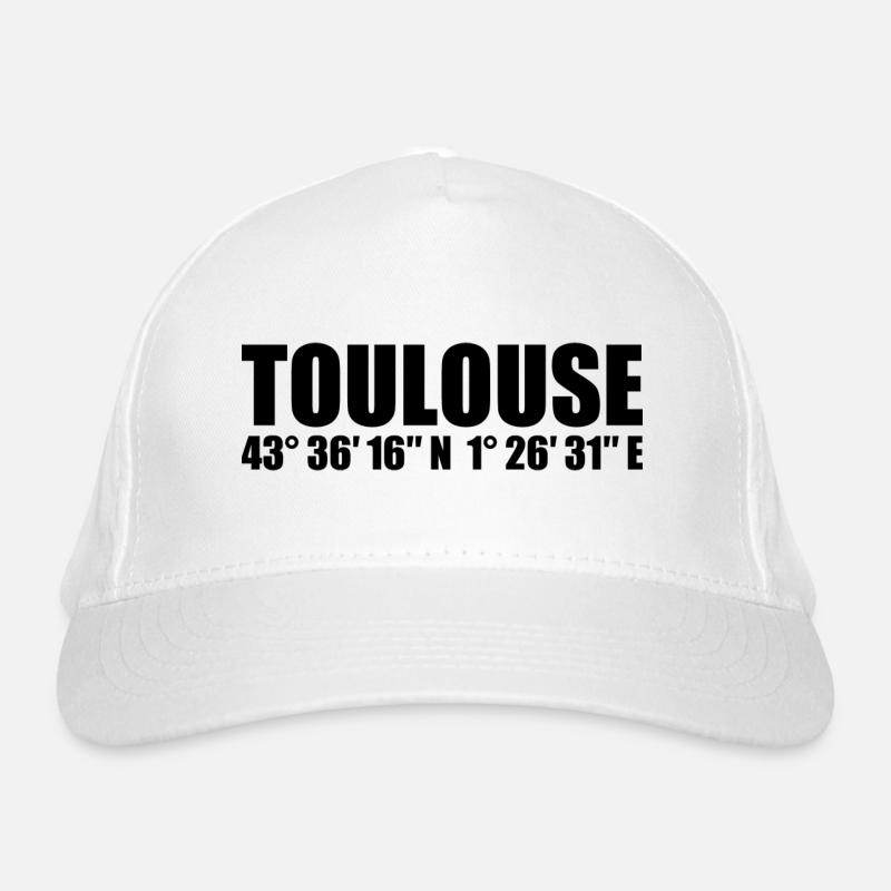 Toulouse coordinates Organic Baseball Cap