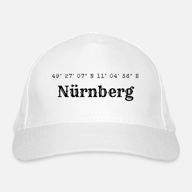 Coordonnées de Nuremberg Casquette classique bio