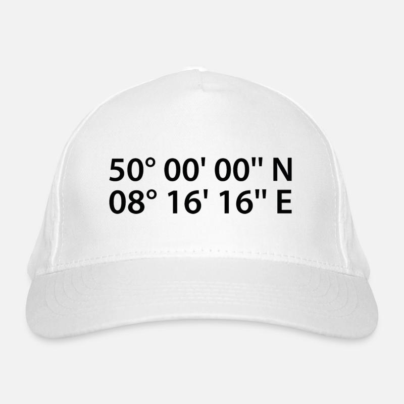 Mainz coordinates Organic Baseball Cap