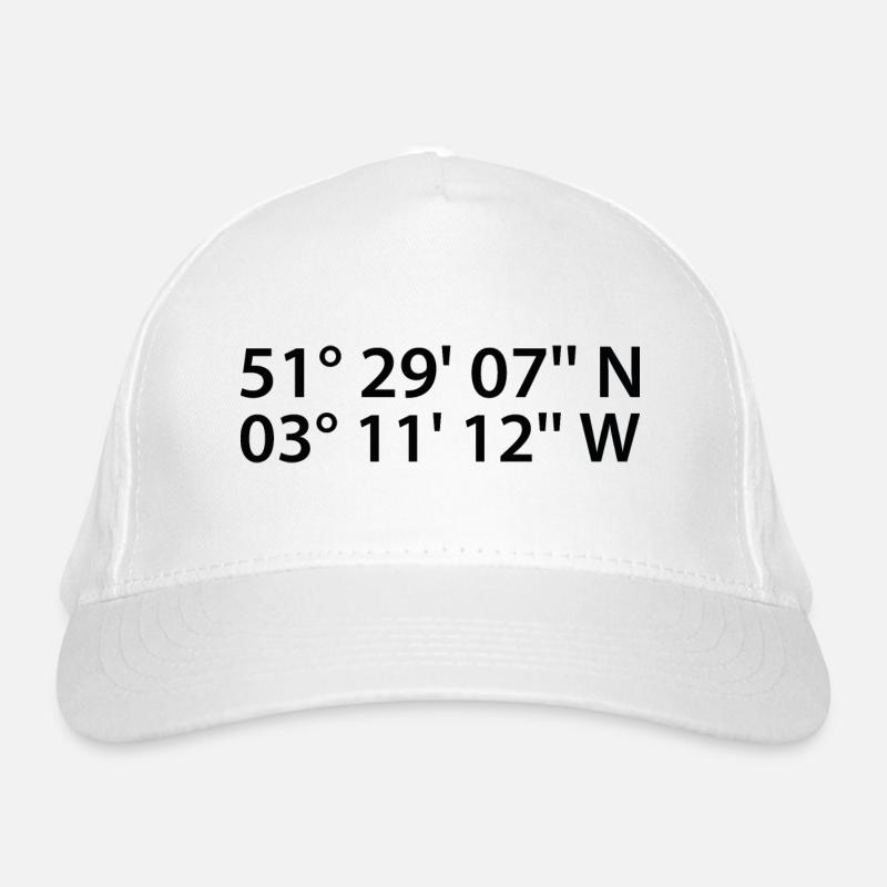 Cardiff Coordinates Organic Baseball Cap