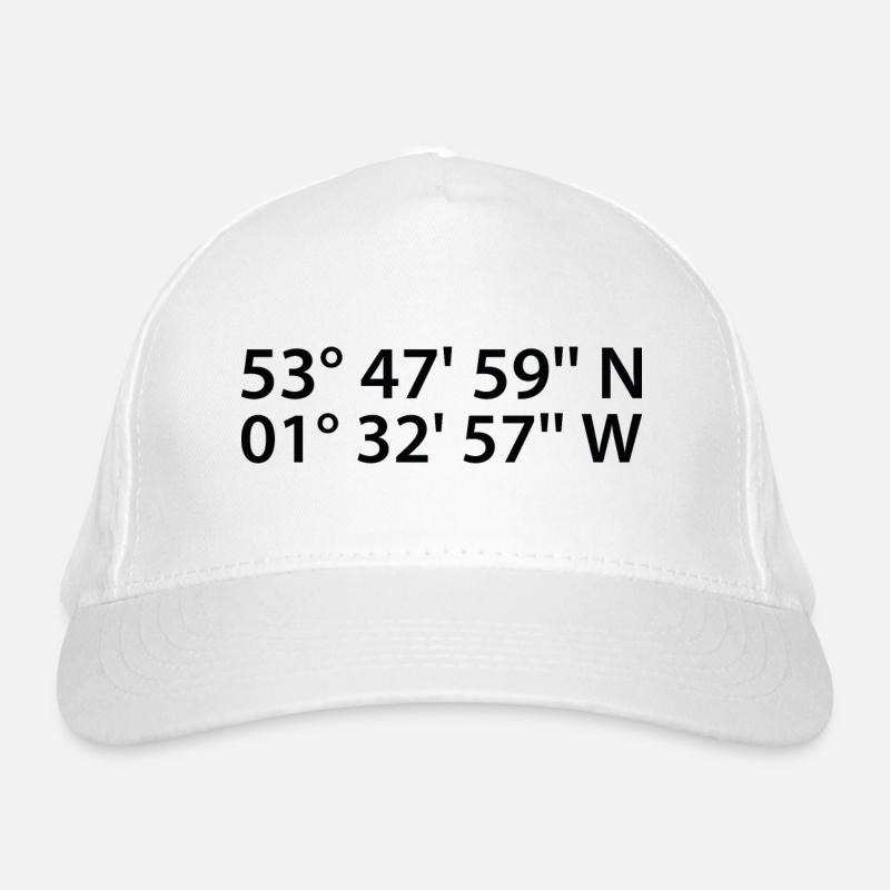 Leeds coordinates Organic Baseball Cap