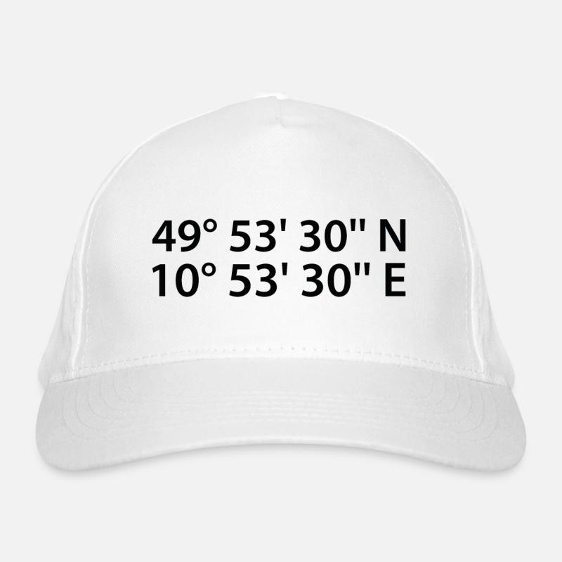 Bamberg coordinates Organic Baseball Cap