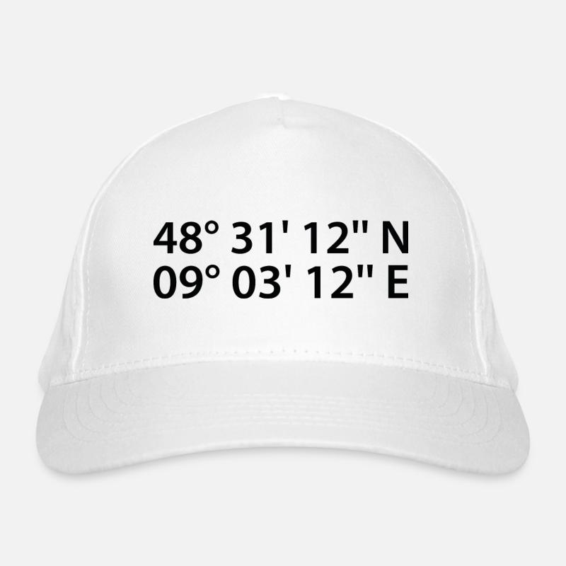 Tübingen Coordinates Organic Baseball Cap