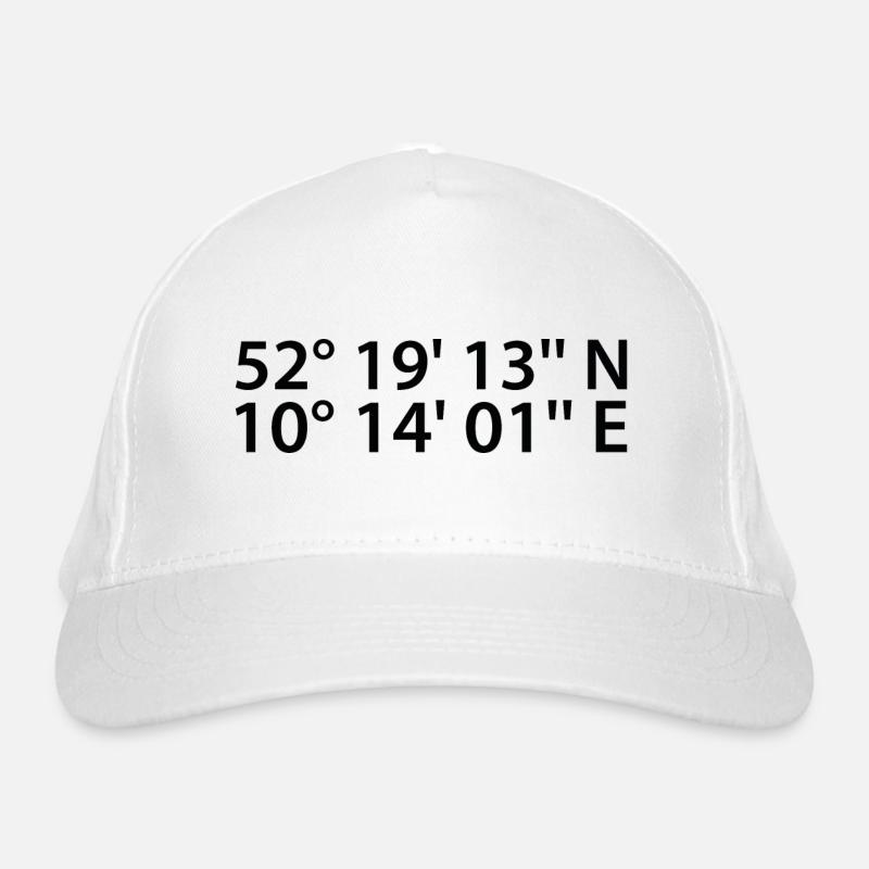 Peine coordinates Organic Baseball Cap