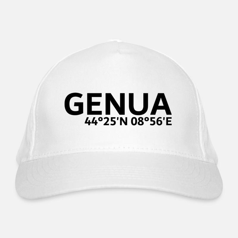 Genoa coordinates Organic Baseball Cap