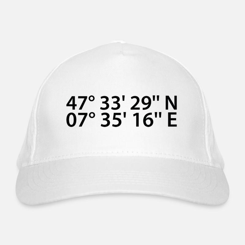 Basel coordinates Organic Baseball Cap