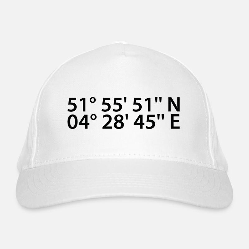 Rotterdam coordinates Organic Baseball Cap