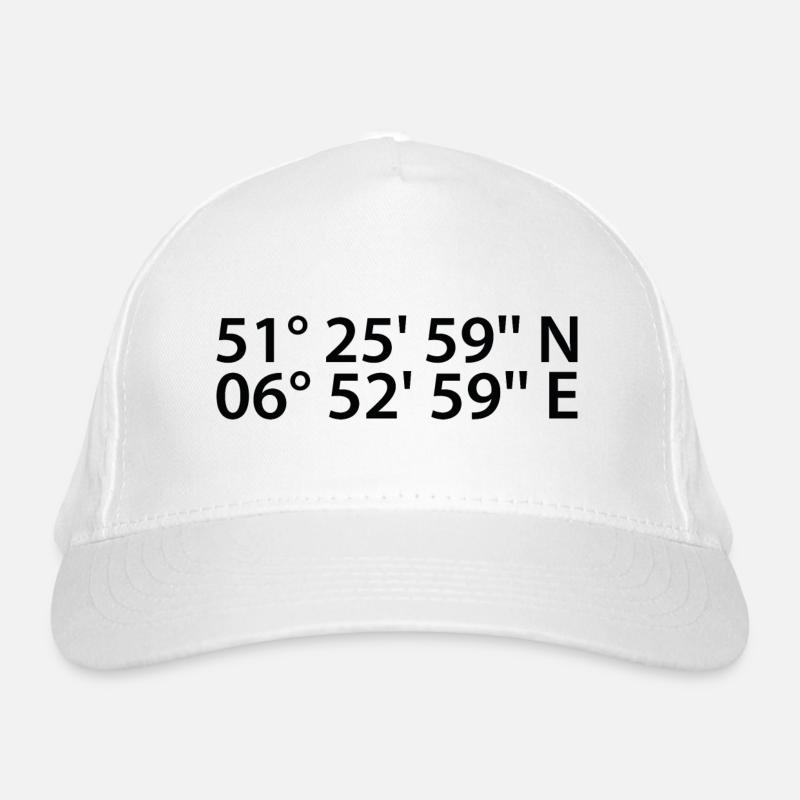 Mülheim an der Ruhr coordinates Organic Baseball Cap