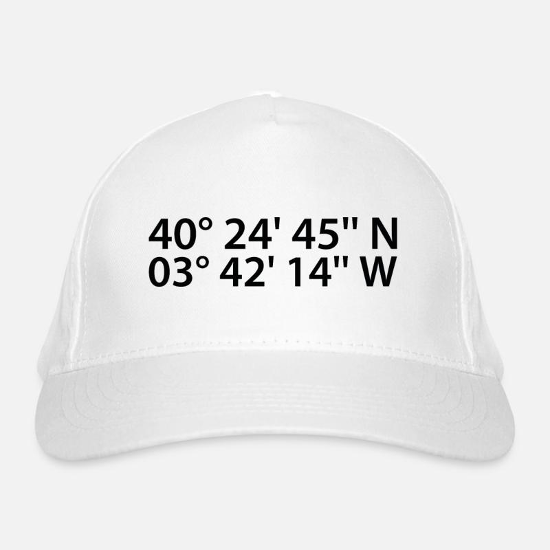 Coordonnées de Madrid Casquette classique bio
