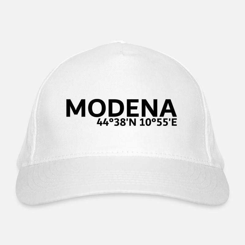 Modena Koordinaten Bio-Baseballkappe