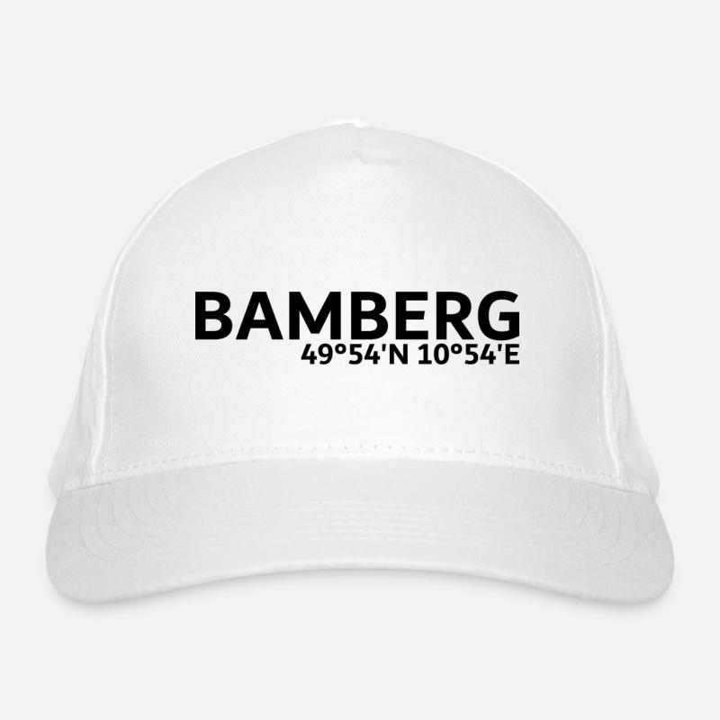 Bamberg coordinates Organic Baseball Cap