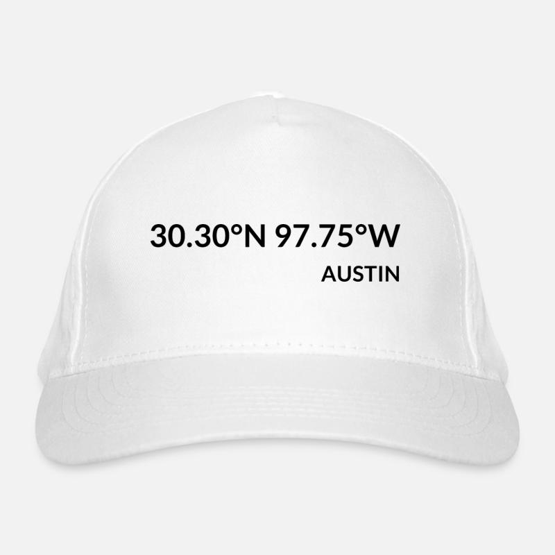 Coordonnées Austin, Texas, États-Unis Casquette classique bio