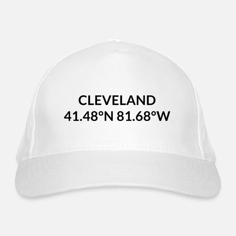 Cleveland, Ohio, États-Unis Coordonnées Casquette classique bio