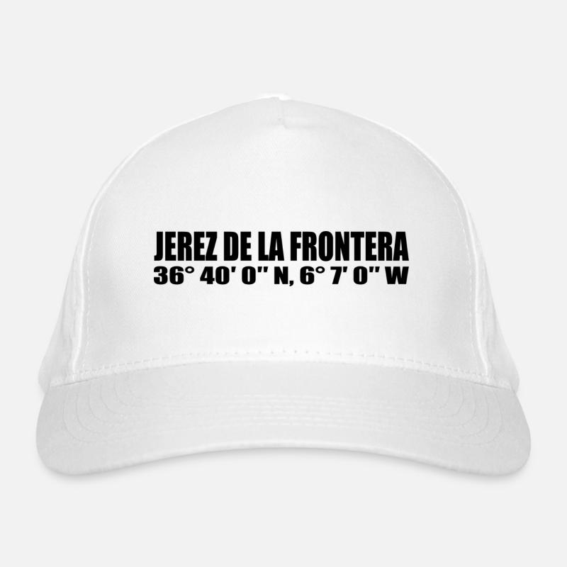 Jerez de la Frontera Coordinates Organic Baseball Cap