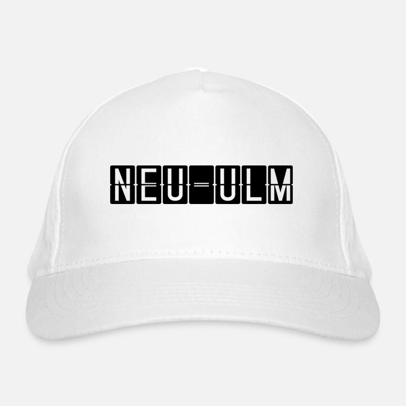 Panneau de l’aéroport de Neu-Ulm Casquette classique bio
