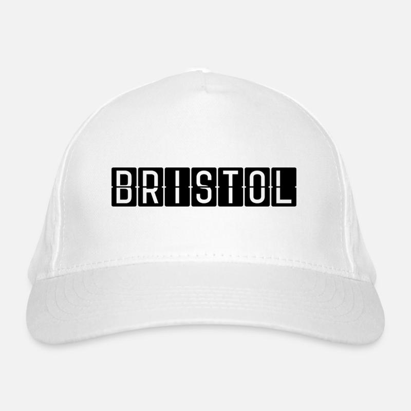 Panneau de l’aéroport de Bristol Casquette classique bio