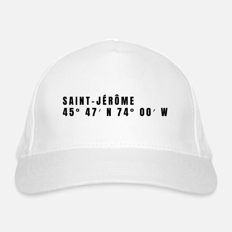 Coordonnées Saint-Jérôme, Canada Casquette classique bio