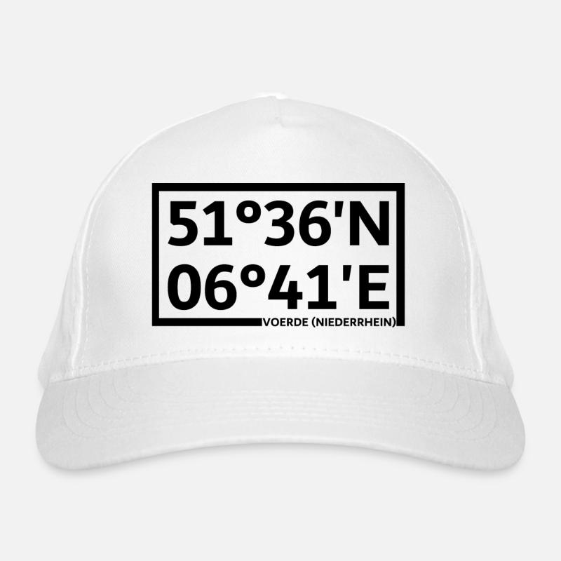 Coordonnées de Voerde (Bas-Rhin) Casquette classique bio