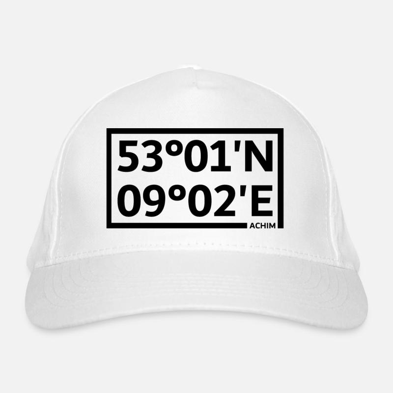 Achim Koordinaten Bio-Baseballkappe
