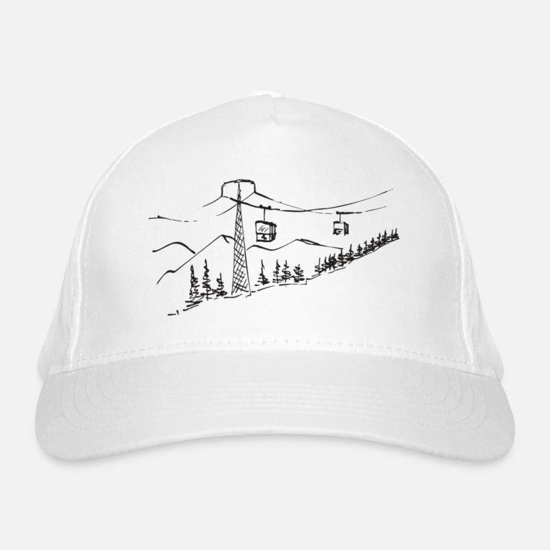Seilbahn Bio-Baseballkappe