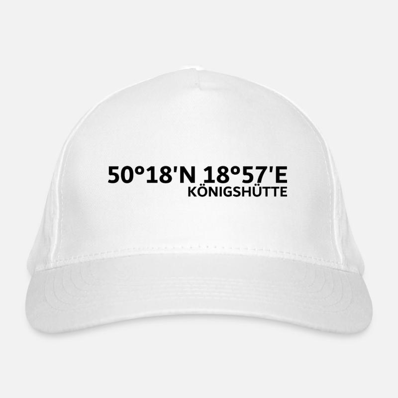 Königshütte coordinates Organic Baseball Cap
