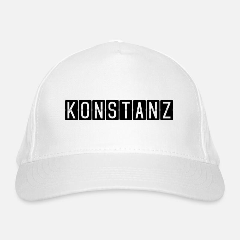 Konstanz Flughafentafel Bio-Baseballkappe