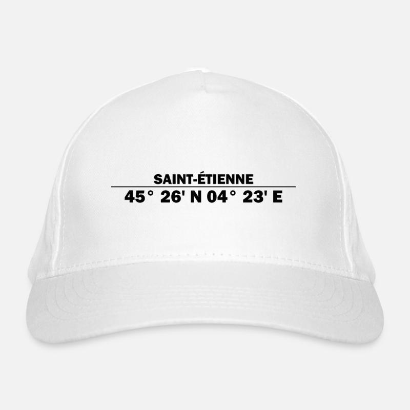 Saint-Étienne coordinates Organic Baseball Cap