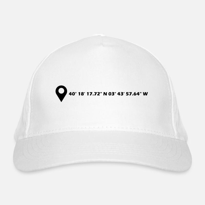 Getafe Koordinaten Bio-Baseballkappe