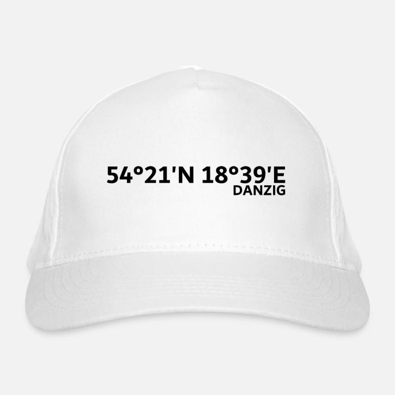 Danzig Koordinaten Bio-Baseballkappe