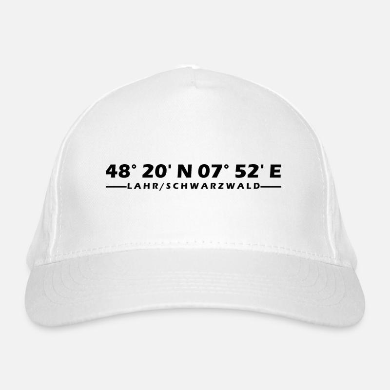 Lahr/Black Forest coordinates Organic Baseball Cap