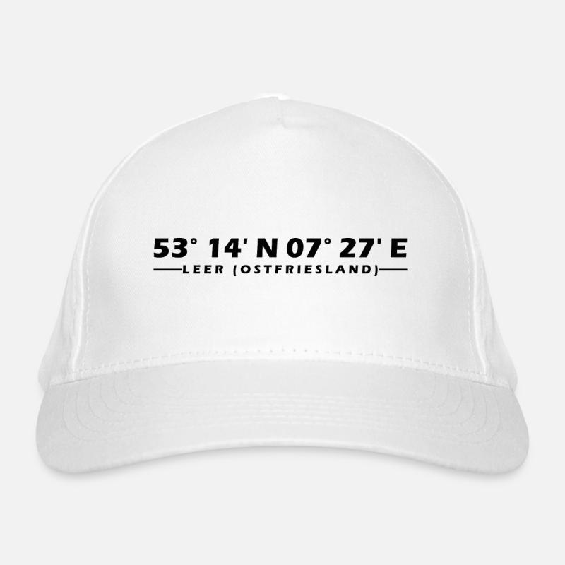 Coordonnées de Leer (Frise orientale) Casquette classique bio