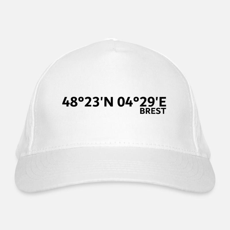 Coordonnées de Brest Casquette classique bio