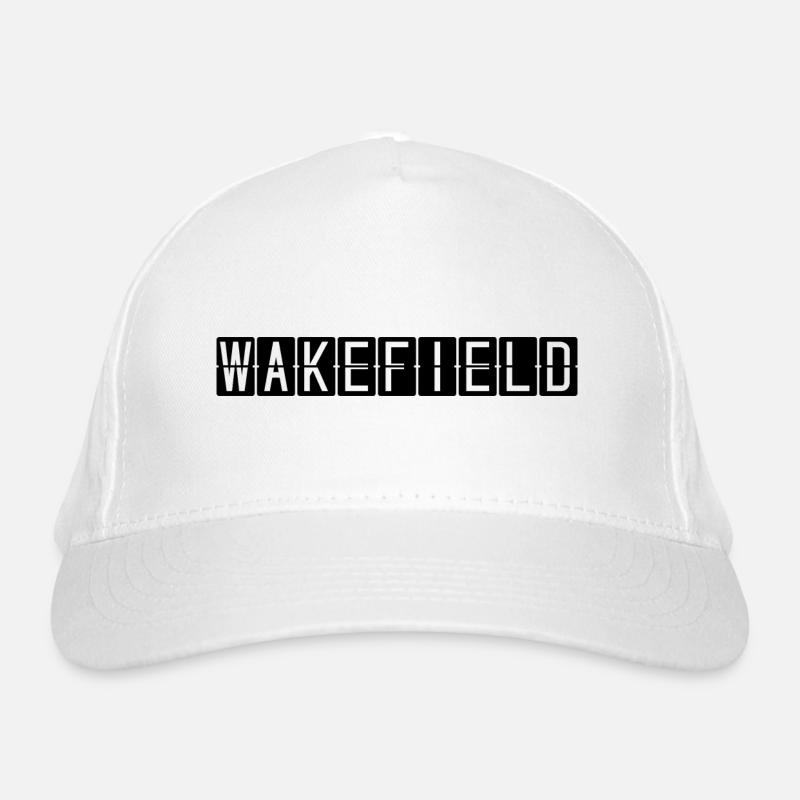 Panneau de l’aéroport de Wakefield Casquette classique bio