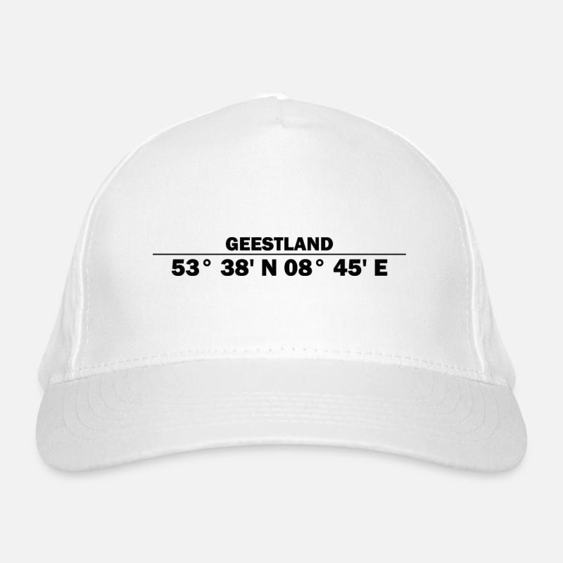 Geestland coordinates Organic Baseball Cap