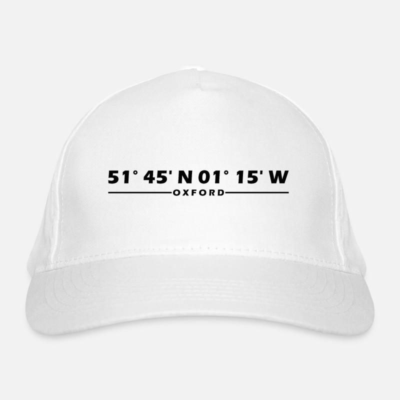 Oxford Coordinates Organic Baseball Cap