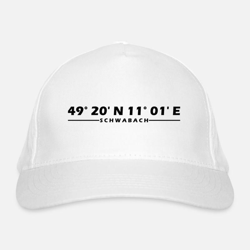 Schwabach coordinates Organic Baseball Cap