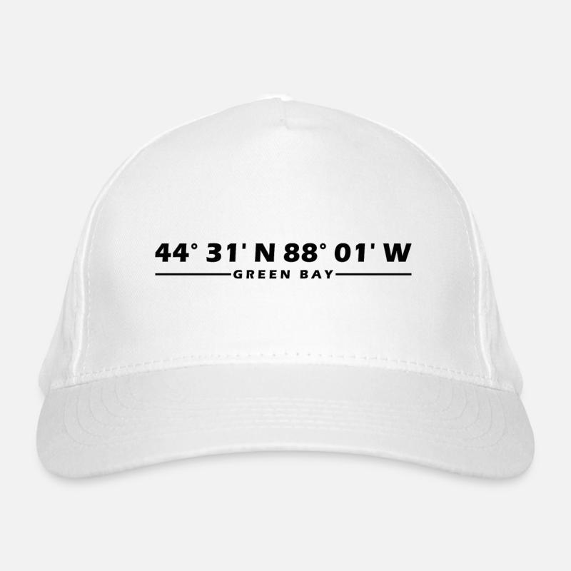 Green Bay Coordinates Organic Baseball Cap