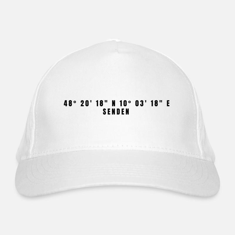 North Rhine-Westphalia Coordinates Organic Baseball Cap