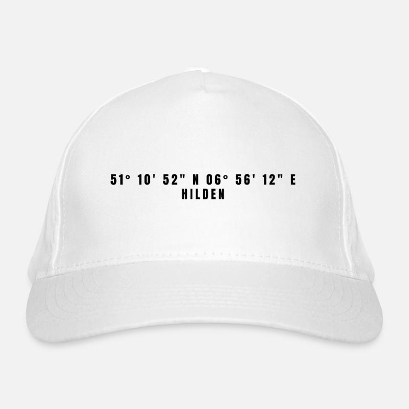 Hilden North Rhine-Westphalia Coordinates Organic Baseball Cap