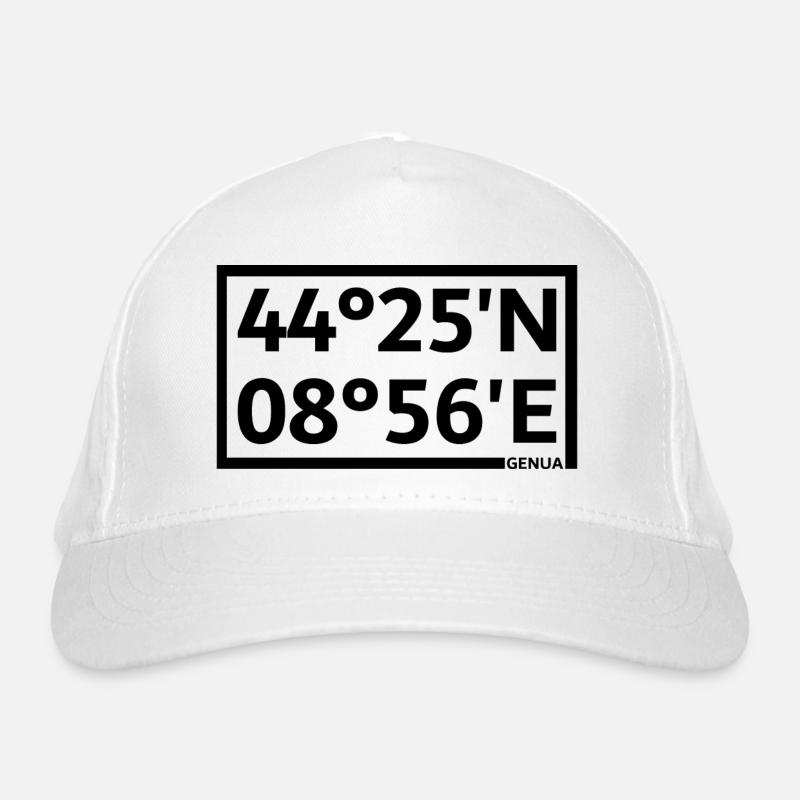 Coordonnées de Gênes Casquette classique bio