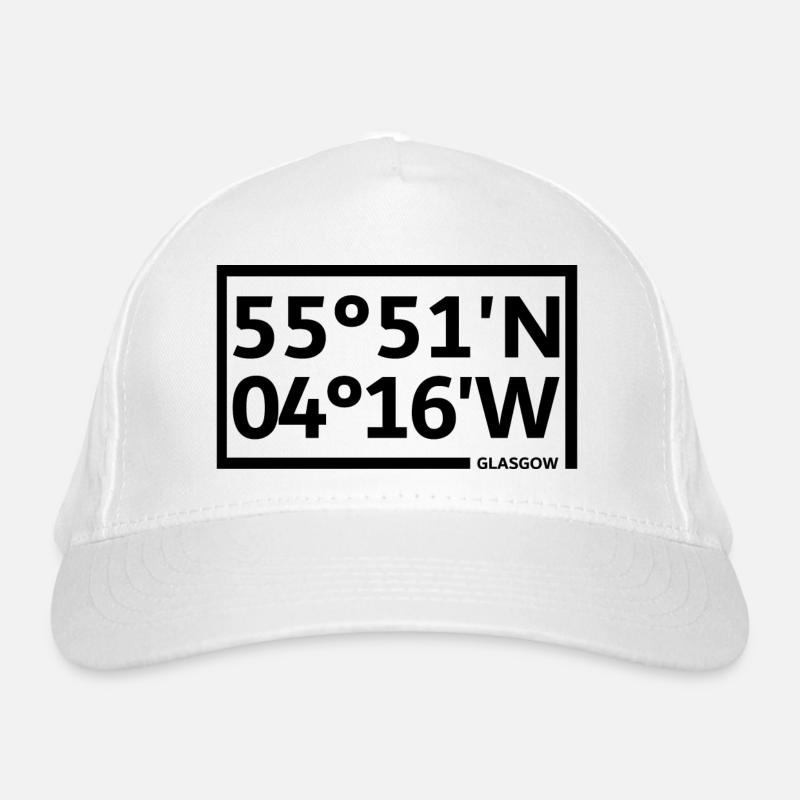 Glasgow Koordinaten Bio-Baseballkappe