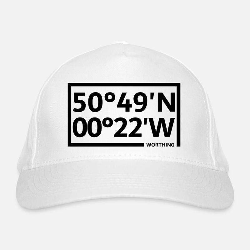 Worthing Coordinates Organic Baseball Cap