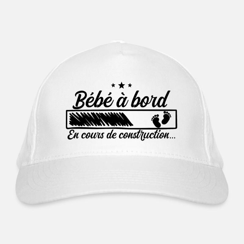 Bébé à bord Casquette classique bio