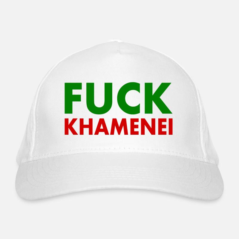 Fuck khamenei Chamenei - iran Bio-Baseballkappe