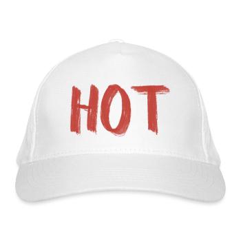 HOT - Organic Baseball Cap - white - Front