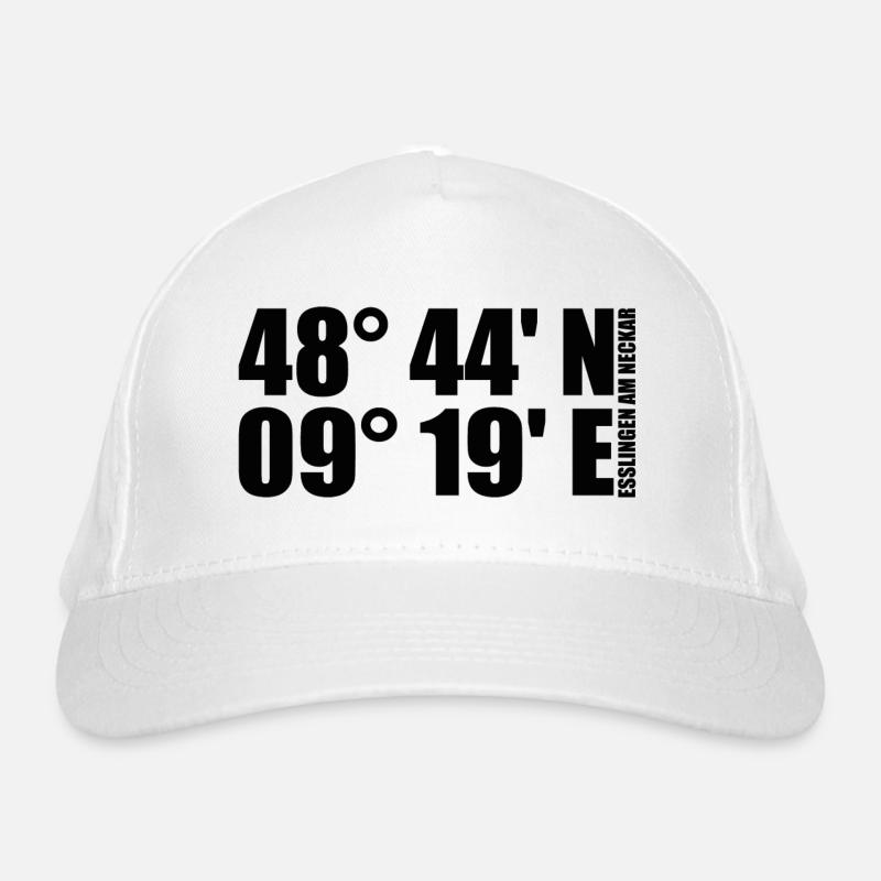Esslingen am Neckar coordinates Organic Baseball Cap