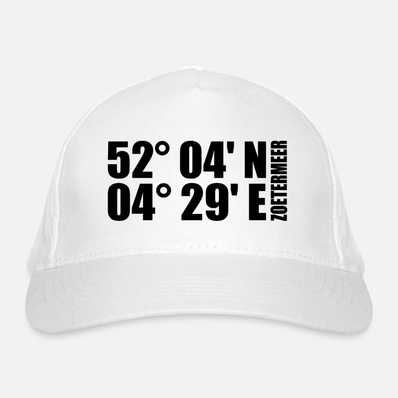 Zoetermeer coordinates Organic Baseball Cap