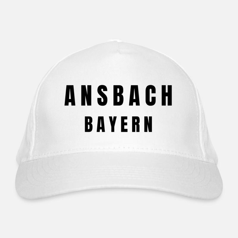 Ansbach Bayern Bio-Baseballkappe