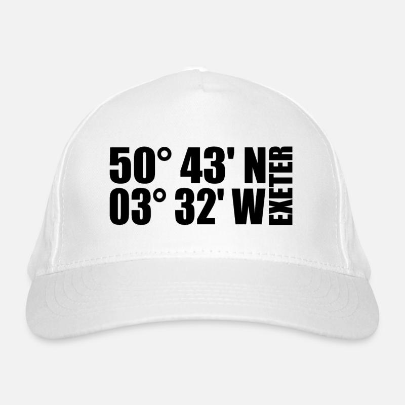 Exeter Coordinates Organic Baseball Cap