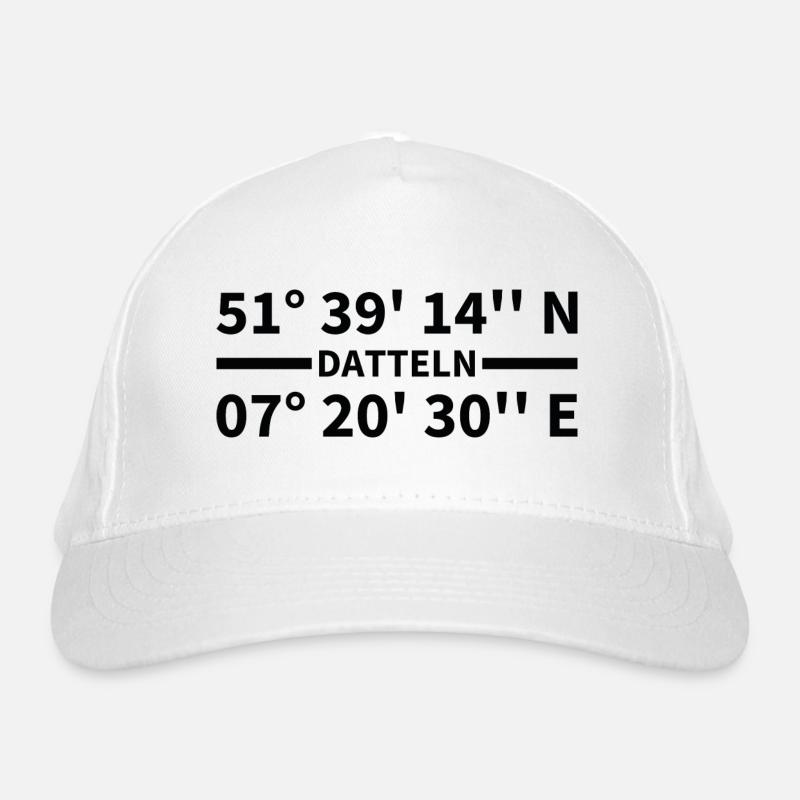 Coordonnées des dates Casquette classique bio